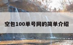 空包100单号网的简单介绍