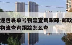 邮政快递包裹单号物流查询跟踪-邮政快递包裹单号物流查询跟踪怎么查