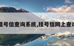 挂号信查询系统,挂号信网上查询