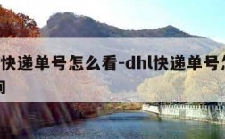 dhl快递单号怎么看-dhl快递单号怎么查询