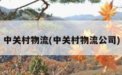 中关村物流(中关村物流公司)