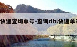 dhl快递查询单号-查询dhl快递单号查询