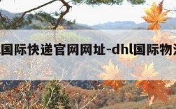 dhl国际快递官网网址-dhl国际物流官网