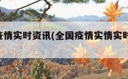 全国疫情实时资讯(全国疫情实情实时 数据)