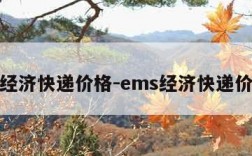 ems经济快递价格-ems经济快递价格表