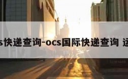 ocs快递查询-ocs国际快递查询 运单