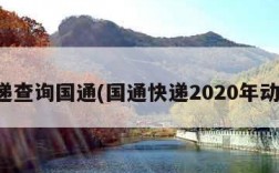 快递查询国通(国通快递2020年动态)