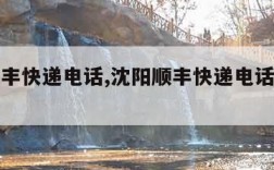 沈阳顺丰快递电话,沈阳顺丰快递电话号码上门取件